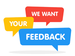 We want your feedback
